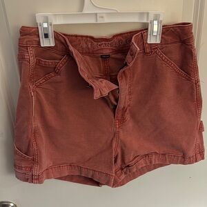 American Eagle Outfitters Women's Rust Shorts